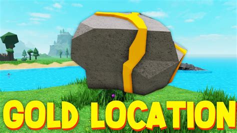 HOW TO GET GOLD ORE LOCATIONS in ROBLOX THE SURVIVAL GAME! - YouTube