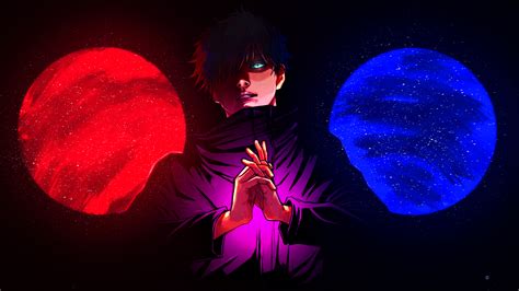 Satoru Gojo Cool Jujutsu Kaisen Digital Art Wallpaper, HD Anime 4K ...