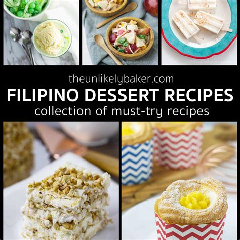 Filipino Desserts List