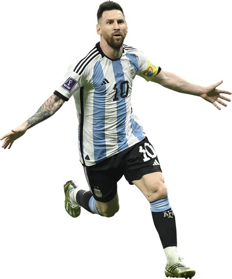 Lionel Messi Argentina football render - FootyRenders