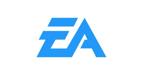 EA Sports light blue logo transparent PNG - StickPNG