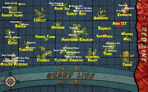 One Piece Grand Line Map - Maping Resources