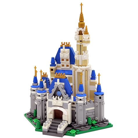 Mini Custom LEGO Disney Cinderellas Castle Instructions, Parts List ...