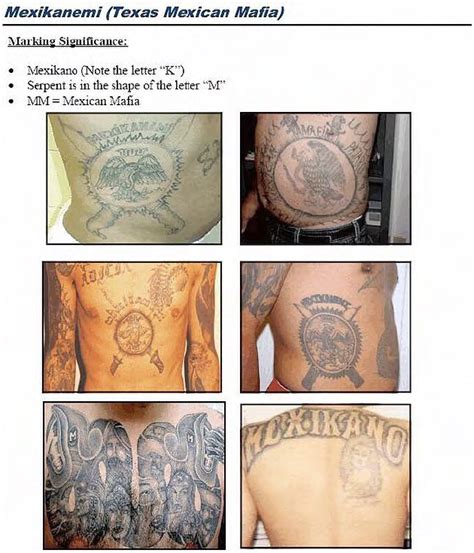 (U//LES) Mexican Gang Tattoos Identification Guide | Public Intelligence