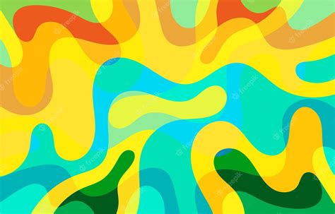 Premium Vector | Colorful groovy background design concept