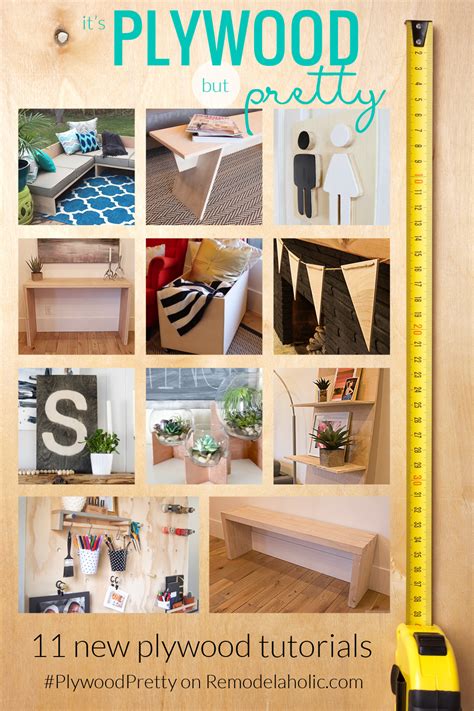 Remodelaholic | It's Plywood BUT Pretty! 12 New DIY Plywood Projects + Tutorials