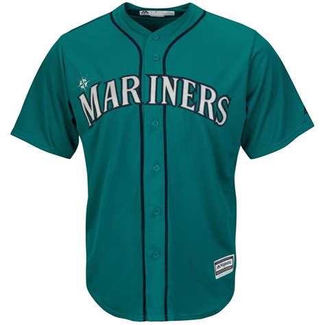 Youth Seattle Mariners Majestic Northwest Green Alternate Cool Base Jersey