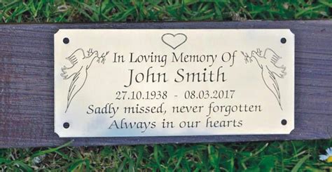 Engraved Metal Plaques