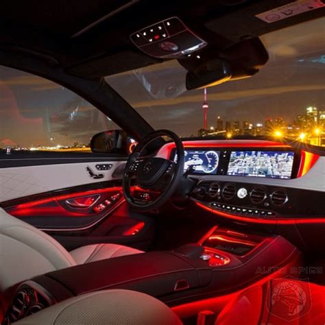 Mercedes benz s class ambient lighting