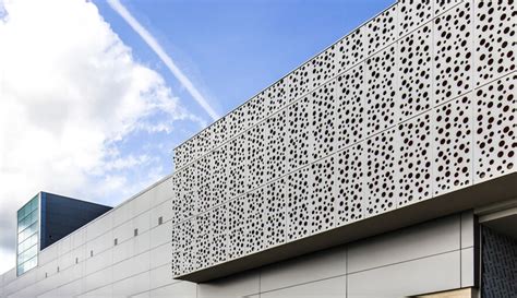 aluminum perforated panels for exterior wall - Arrow Dragon Metal Products Co., Ltd - PVDF ...