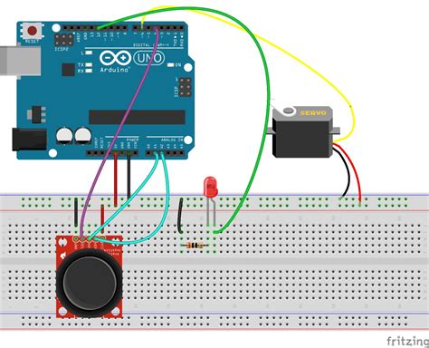 Arduino Servo Motor Control Joystick Code | Webmotor.org