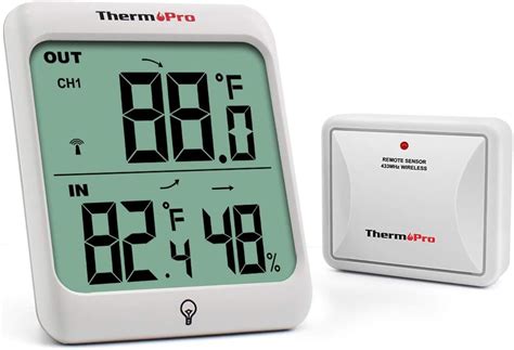 ThermoPro TP63 Digital Wireless Hygrometer Indoor Outdoor Thermometer Wireless 5085652118292 | eBay