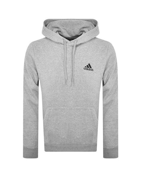 adidas Originals Adidas Logo Hoodie in Gray for Men | Lyst