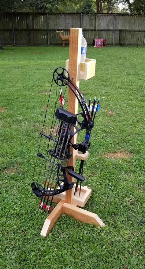 DIY Standing Bow Rack and Quiver for Archery Enthusiasts