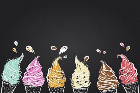 Ice Cream Wallpaper Vectors & Illustrations for Free Download | Freepik