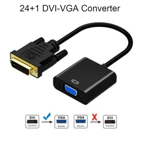 DVI to VGA Adapter 1080P 24+1 Cable | Shopikbuzz