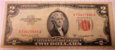 $100 1953 2 dollar bill with red ink CRISP condition for sale in Pinson, Alabama Classified ...