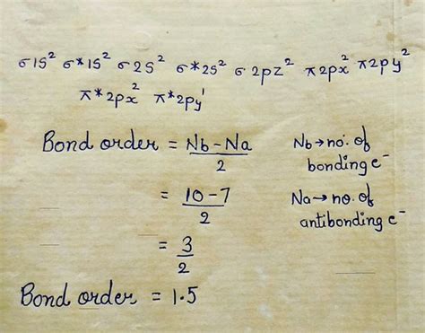 What is a bond order of F2+? - ECHEMI