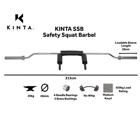 Safety Squat Barbell - Kinta