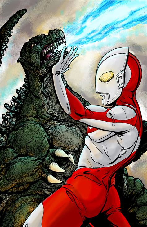 Ultraman Vs Godzilla by Gazbot on DeviantArt