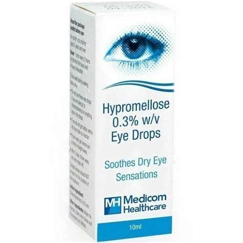 Price Comparison: Hypromellose 0.3% w/v Eye Drops - 10ml - Loveminty.co.uk