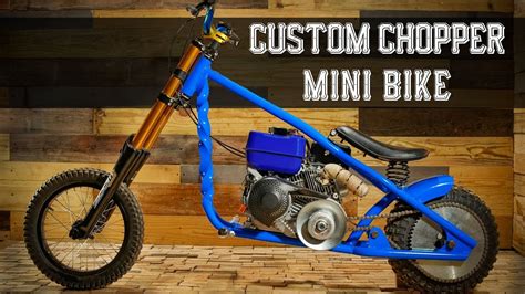 Mini Bike Custom Chopper 2018 - YouTube