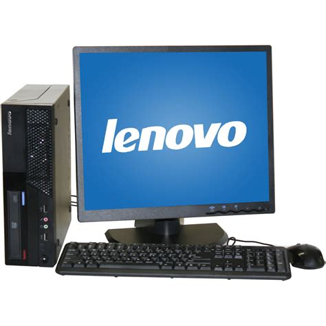 Restored Lenovo M58 Desktop PC with Intel Core 2 Duo Processor, 4GB Memory, 19" Monitor, 80GB ...