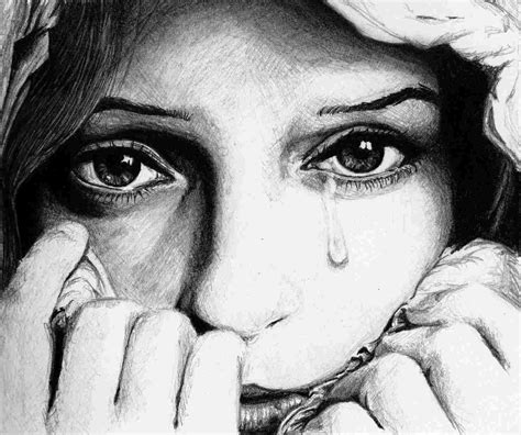 Girl Sad Drawing at PaintingValley.com | Explore collection of Girl Sad Drawing