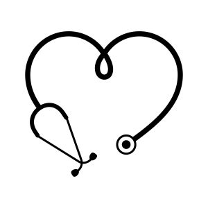 Free Registered Nurse Clip Art - Nurse Stethoscope Heart - Clip Art Library