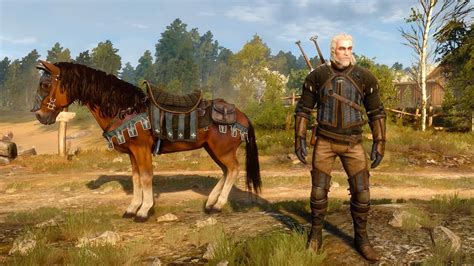 Temerian Armor Set DLC (Witcher 3 | Geralt and Roach) - YouTube