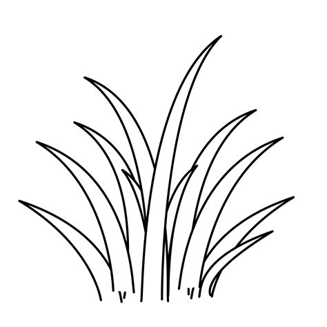 Free Grass Clipart Black And White, Download Free Grass Clipart Black ...