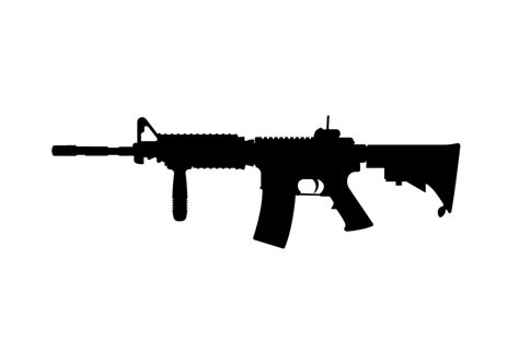 Rifle Silhouette Vector Art, Icons, and Graphics for Free Download