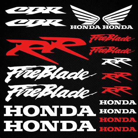 Honda motorcycle Honda stickers honda decals RR decals CBR | Etsy