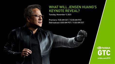 Watch The NVIDIA GTC Keynote Livestream Here Featuring CEO Jensen Huang