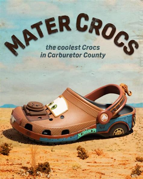 New ‘Cars’ Tow Mater Crocs Debut - Disney by Mark