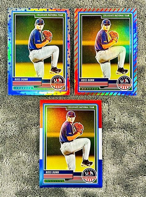 Ross Dunn 2023 Panini Stars & Stripes Stars Prizm Red White Blue & Stripes Prizm | eBay