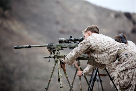 File:A U.S. Marine Corps scout sniper with Weapons Company, 1st Battalion, 1st Marine Regiment ...