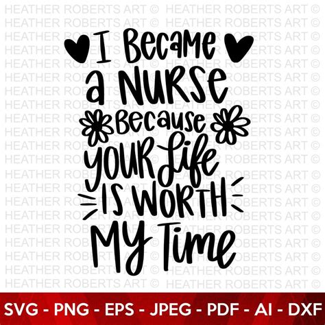 Nurse SVG Nurse Life Svg Nurse Quote SVG Doctor Svg | Etsy