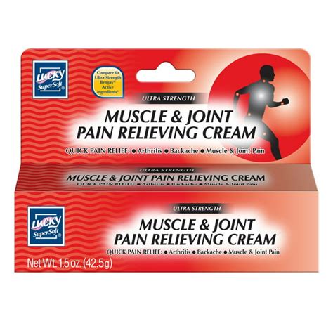 Lucky Super Soft Ointments, Muscle & Joint Pain Relieving Cream, 1.5 Oz - Walmart.com - Walmart.com