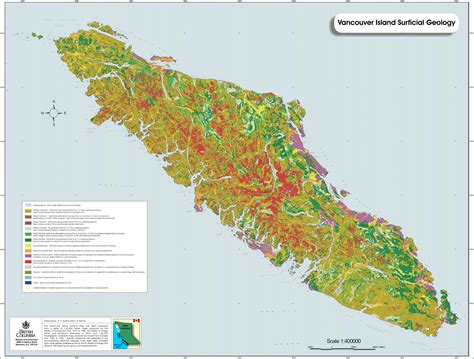 Vancouver island geology map - Map of vancouver island geology (British Columbia - Canada)