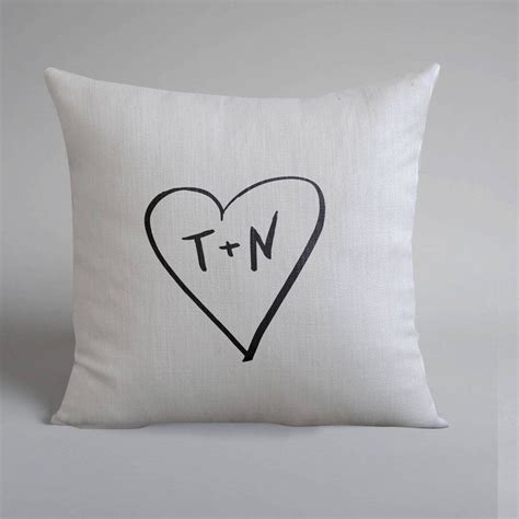 Personalized Couple Pillow Cover Custom Name Throw Pillow - Etsy