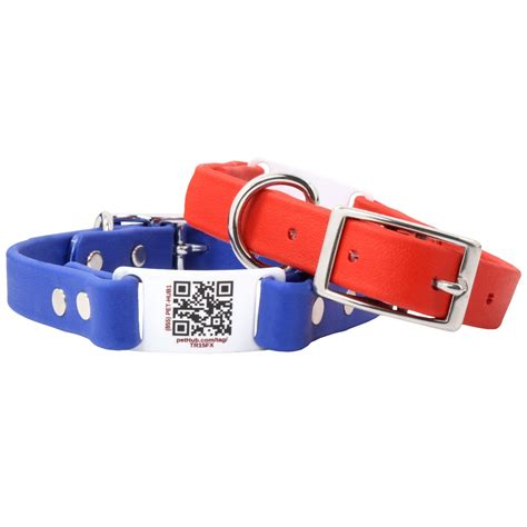 Soft Grip QR Code ScruffTag Dog Collar by dogIDs on Etsy