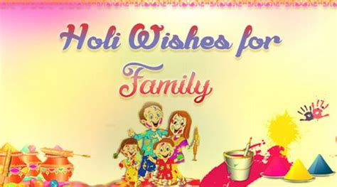 Holi Wishes Messages for Family, Holi Quotes Greetings