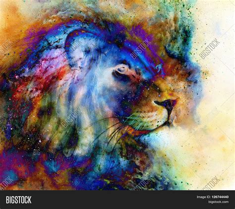 Rainbow Lion On Image & Photo (Free Trial) | Bigstock