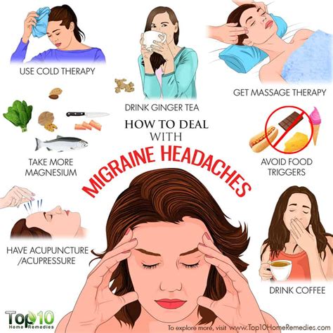 How to Deal with Migraine Headaches | Top 10 Home Remedies