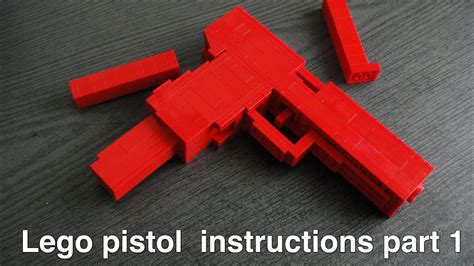 Lego pistol instructions part 1 of 2 | Doovi