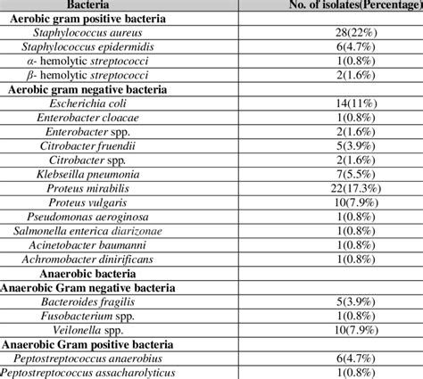 Aerobic And Anaerobic Bacteria Chart | Images and Photos finder