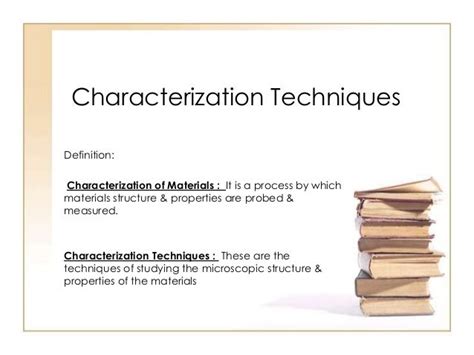 Characterization techniques