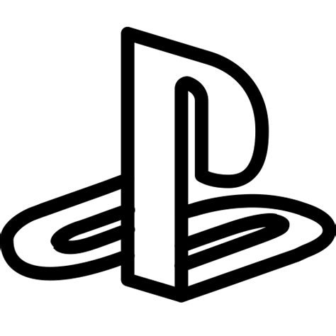 PS4 Logo White PNG