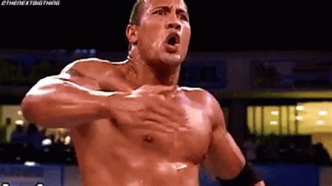 The Rock Beats Chest GIF - The Rock Beats Chest Just Bring It - Discover & Share GIFs